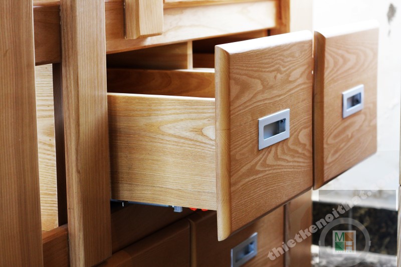 Giường tầng trẻ em gỗ sồi tự nhiên 04 Giường tầng trẻ em gỗ sồi tự nhiên 04